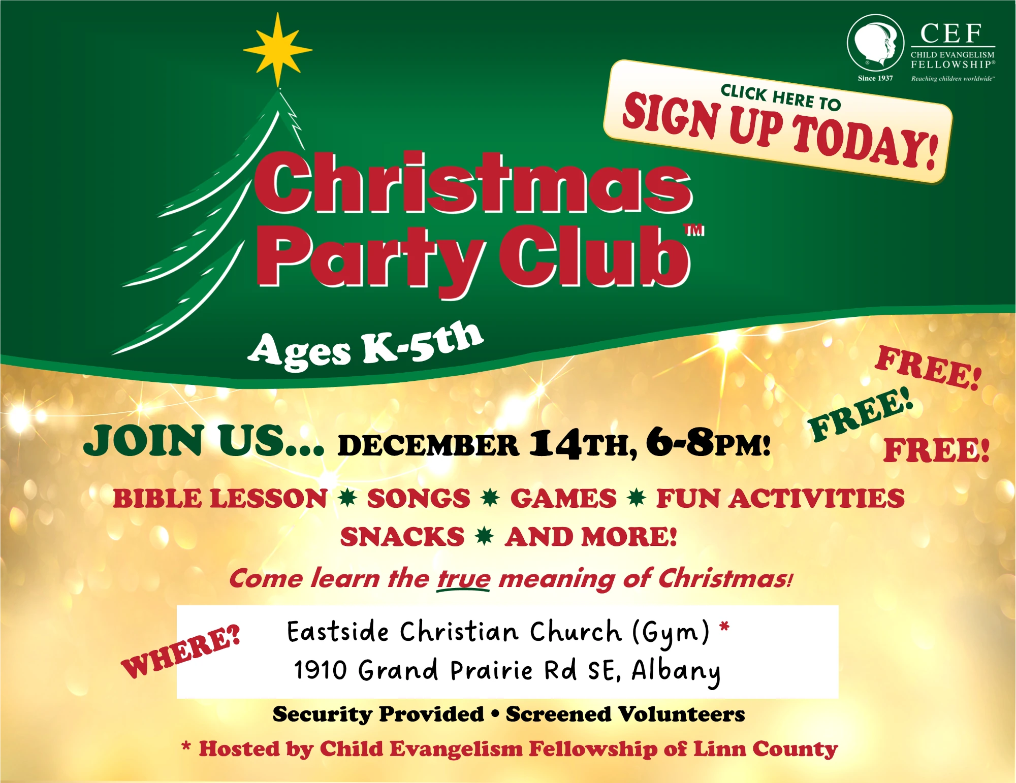 Christmas Party advertisement